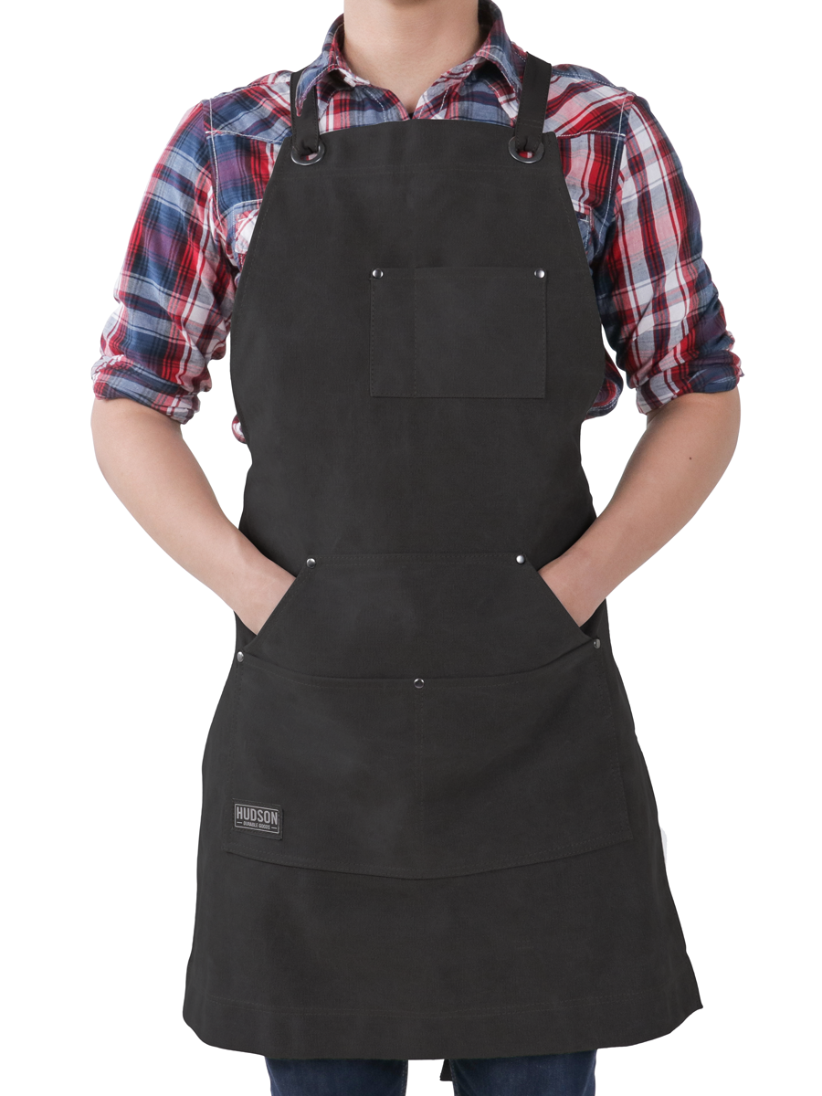 Hudson Durable Goods Regular Canvas Work Apron with Tool Pockets - HDG921