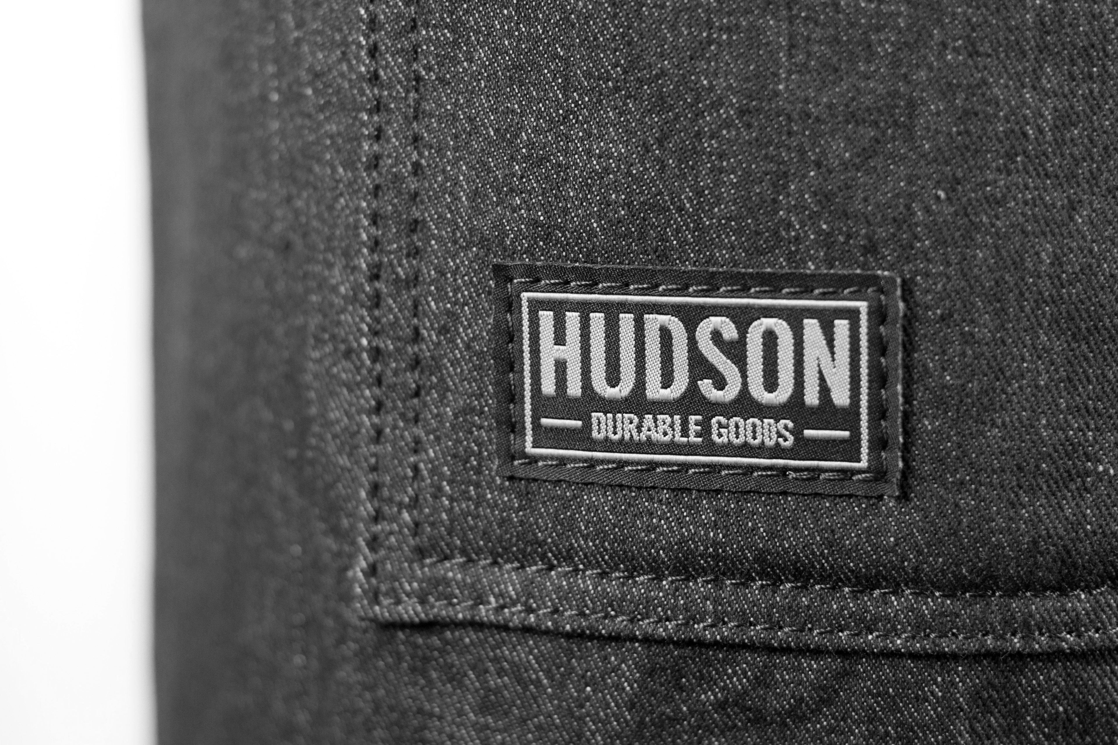 Denim Apron for Kitchen, Grill, and BBQ (Black Denim) - HDG805BD