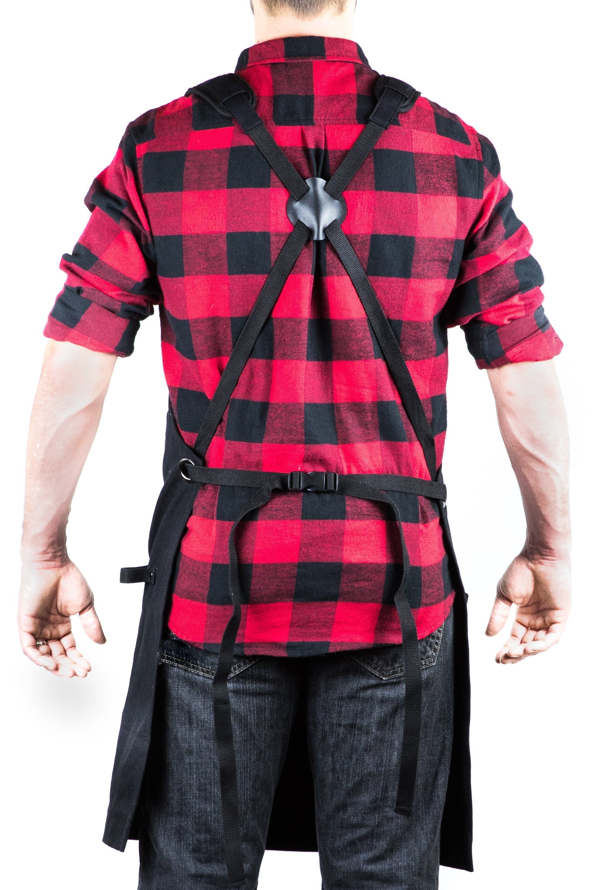 Heavy Duty 16 oz Waxed Canvas Shop Apron - DELUXE EDITION - HDG901D