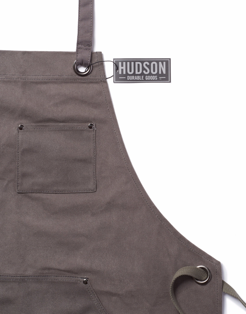 Heavy Duty 16 oz Waxed Canvas Work Apron (Grey) - HDG901G