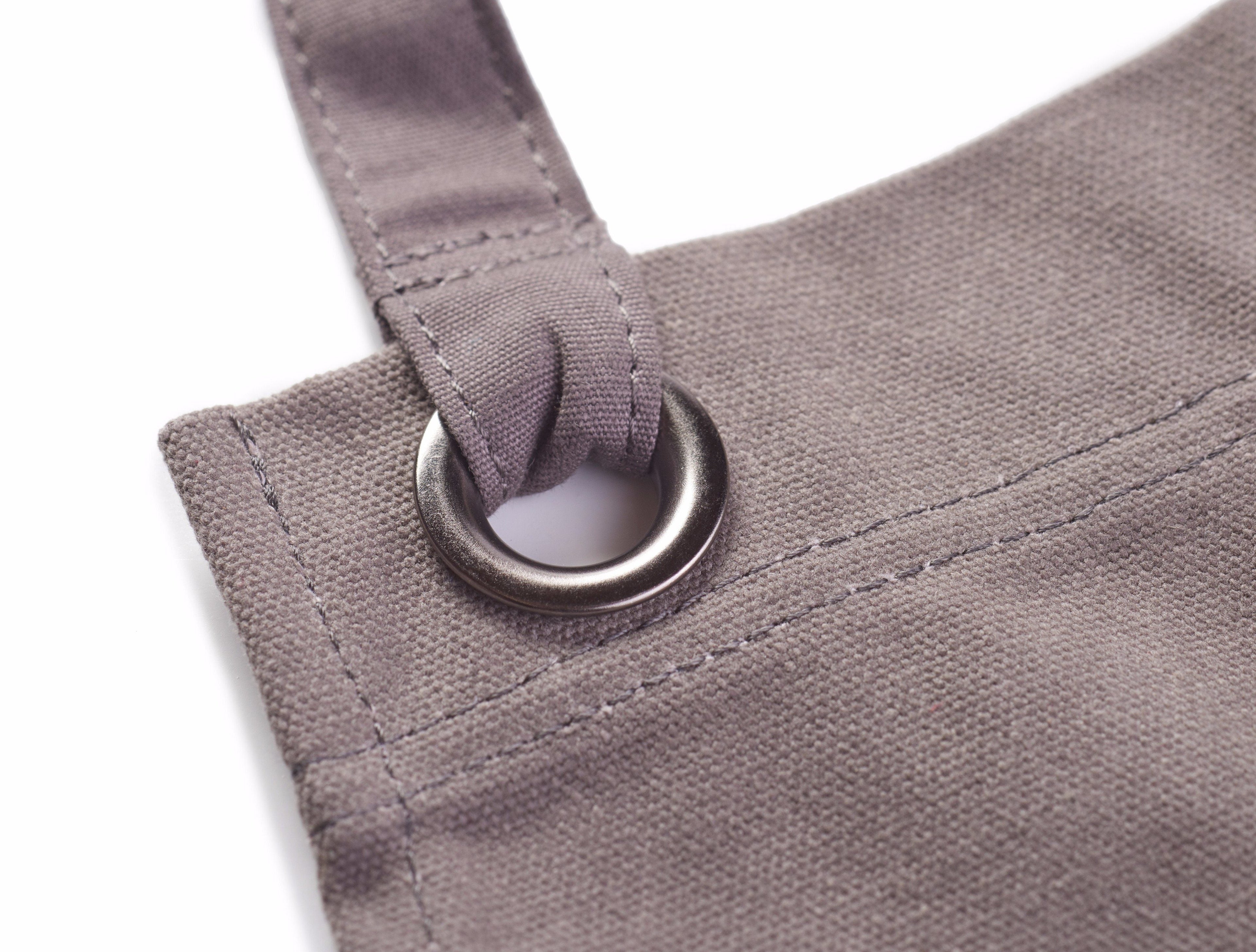 Heavy Duty 16 oz Waxed Canvas Work Apron (Grey) - HDG901G